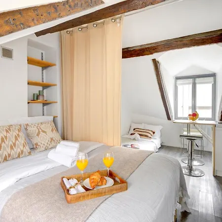 Bnbnook - Bright In Le Marais & Notre-dame Apartment